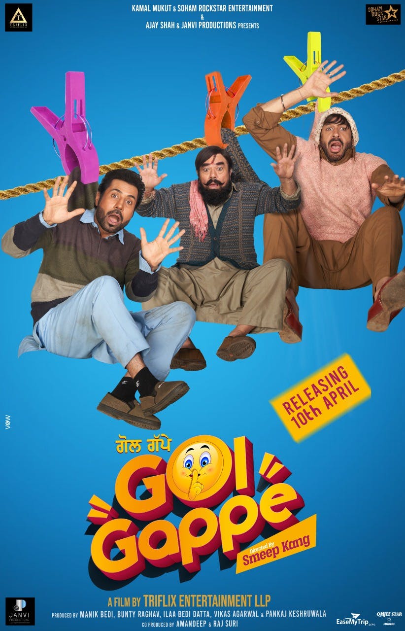 Gol Gappe: A Hilarious and Entertaining Punjabi Movie punjabi poster