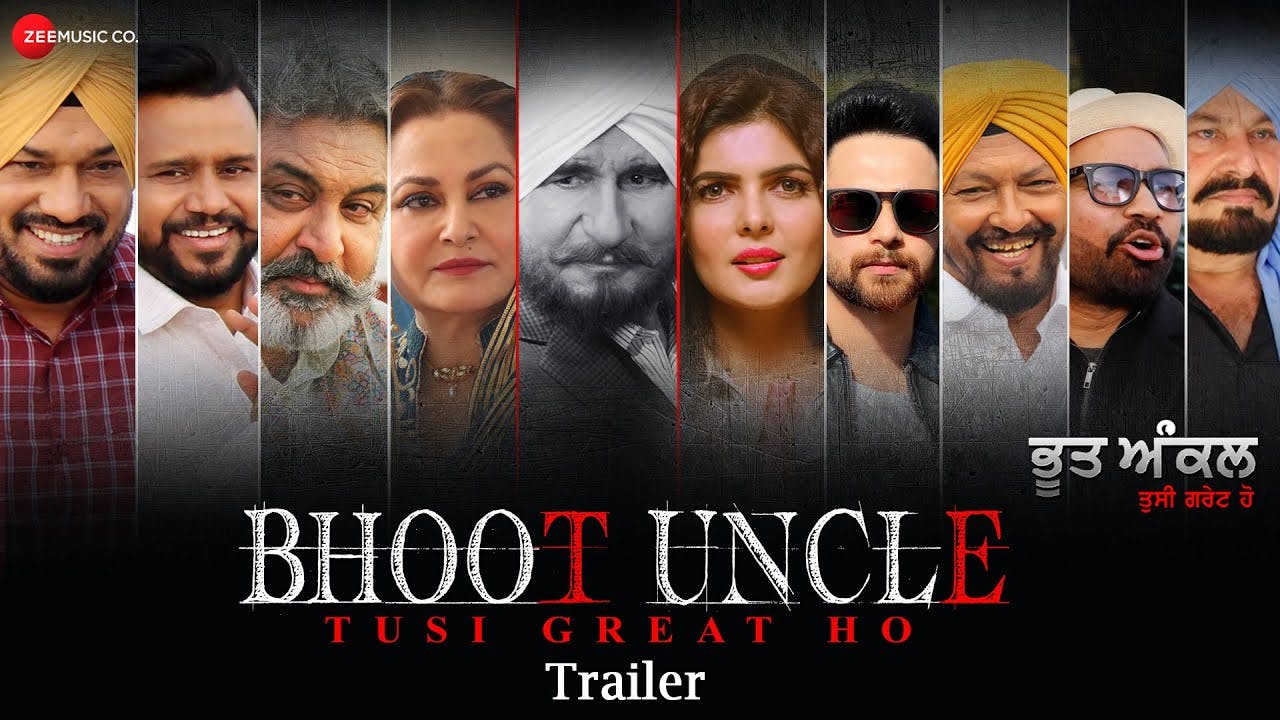 Bhoot Uncle Tusi Great Ho - A Unique Blend of Comedy and Horror punjabi poster
