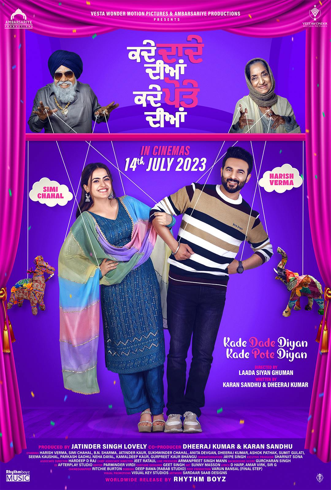 Kade Dade Diyan Kade Pote Diyan - A Unique Punjabi Movie punjabi poster